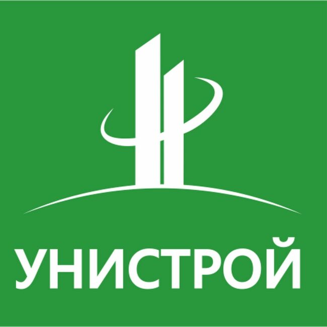 Логотип строительной компании «Унистрой»